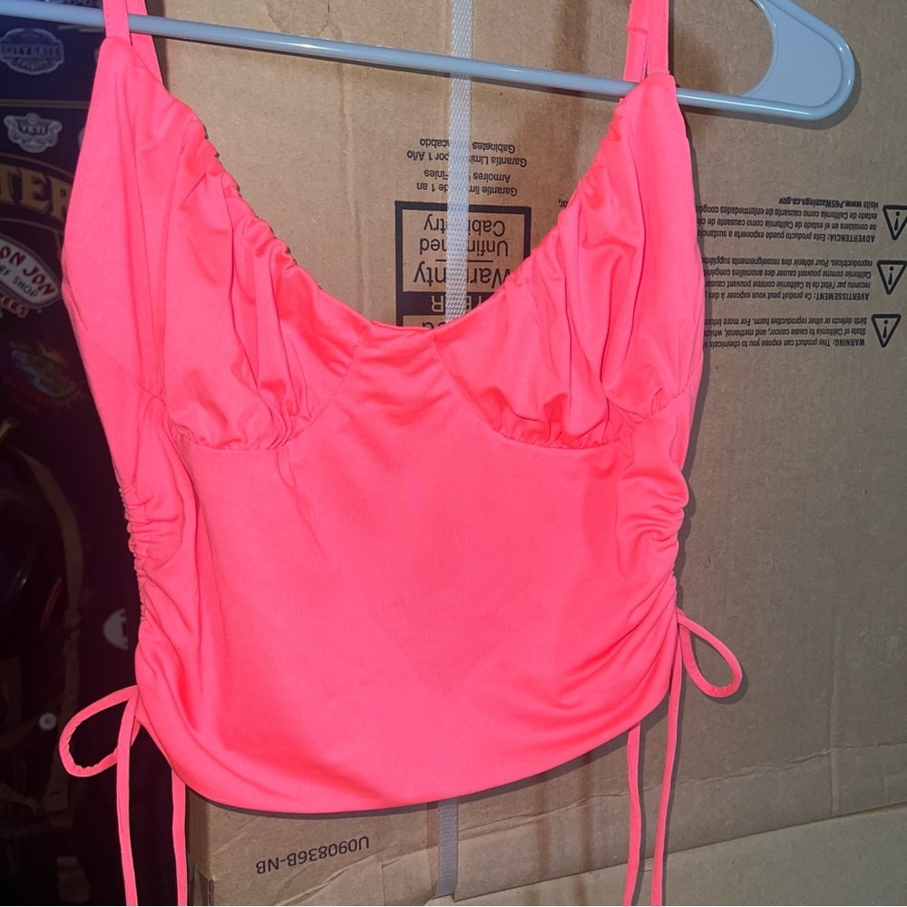 Princess Polly Neon Pink Tank Top